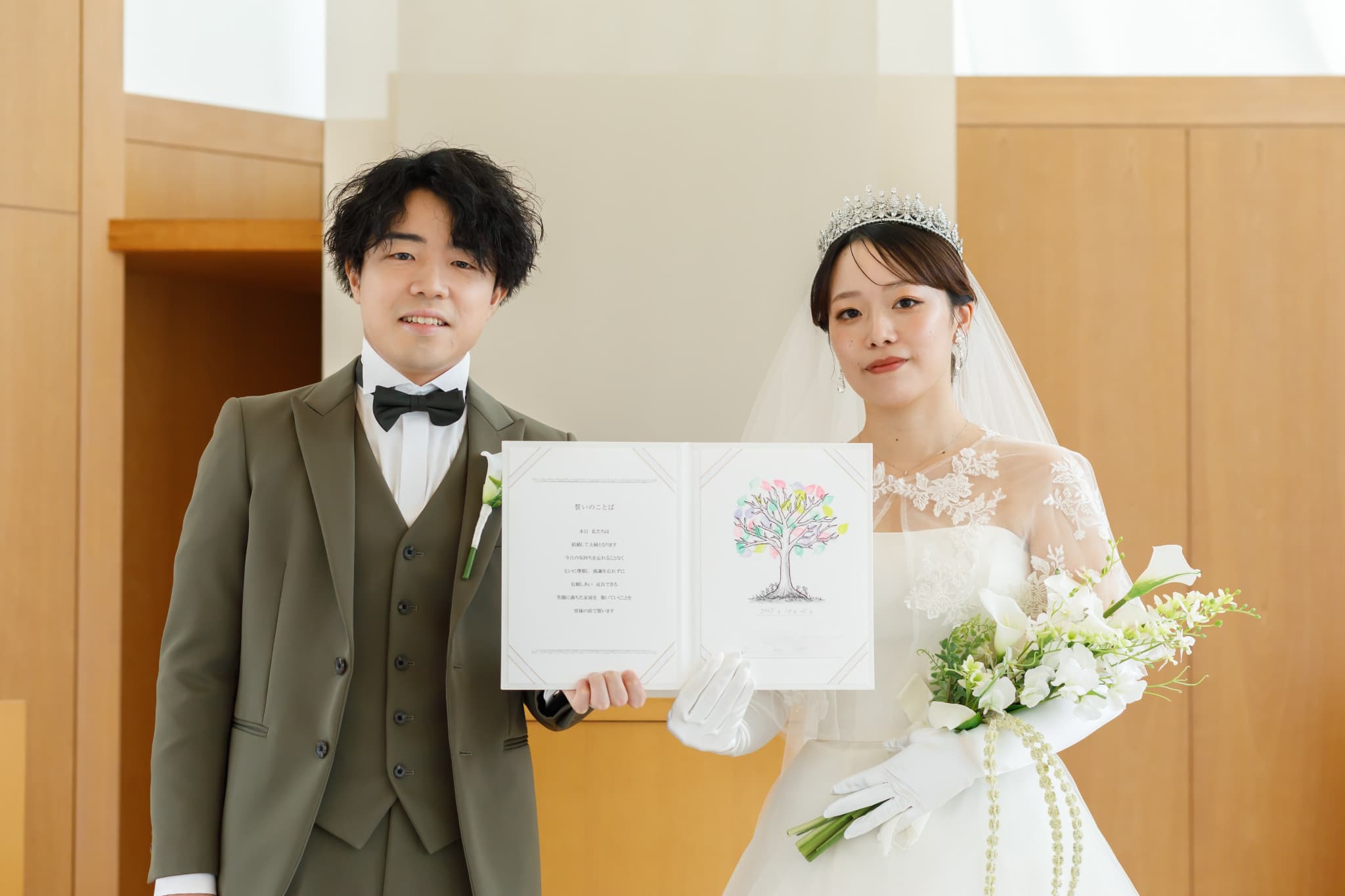 ゲスト全員で作る、世界に一つだけの結婚誓約書